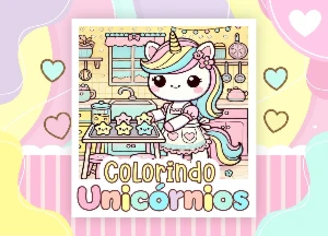 Arquivo Digital Livro de colorir Unicórnio – PDF - eBooks