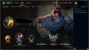 Conta lol Platina V mais 107 skins, quase todos os campeões. - League of Legends