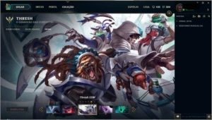 Conta lol Platina V mais 107 skins, quase todos os campeões. - League of Legends