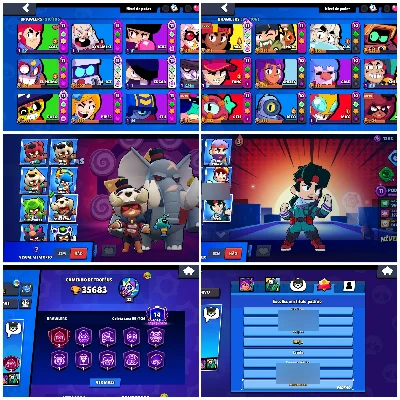 Conta top de brawl stars.
