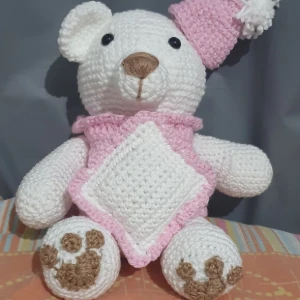 urso soneca amigurumi