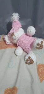 urso soneca amigurumi - Artesanato e Personalizados