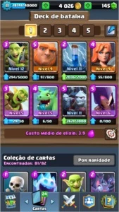 Acount Clash Royale level 11