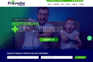 Site pronto para empresa provedoras de internet - Serviços Digitais