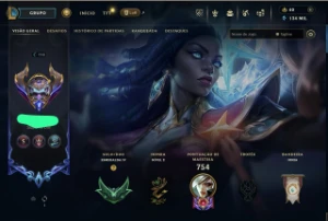 Conta Lol Com 638 Skins All Champs Level 738 Platina