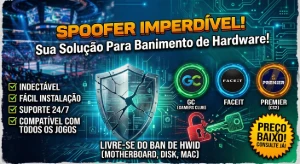 Spoofer Hwid Permanente / Temporário — Bypass Gc/Faceit/Mm - Counter Strike CS