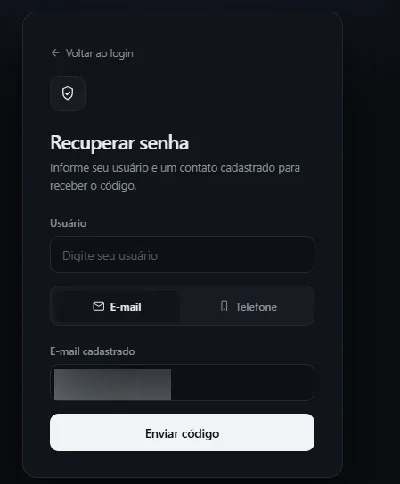 Tela de Login Premium — HTML, CSS & JavaScript com Recuperaç - Sites, Lojas e Sistemas Prontos Sites e Scripts
