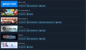 Conta steam leve 10 com Csgo prime e varios jogos - Counter Strike