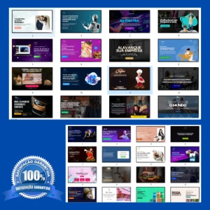 60 Páginas Editáveis no Canva + Curso Landing Pages Canva - Digital Services