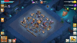 Conta Cv16 Rushada - Clash Of Clans
