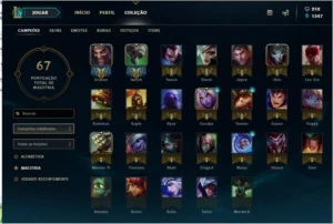 Conta LoL Platina IV - League of Legends