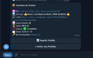 Bot Telegram SMM Revenda Seguidores  & Curtidas Python - Outros