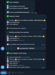 Bot Telegram SMM Revenda Seguidores  & Curtidas Python - Outros