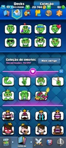 Conta Top [Troféus: 9150] [8 Evos/Corredor Elite] [Nivel 44] - Clash Royale