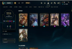 Conta league of legends 225 SKINS LVL 222 LOL