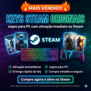 Steam Keys Aleatorias + Key De Brinde (Entrega Automatica!)