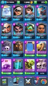 Conta Clash Royale varias lendárias
