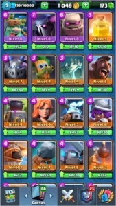 Conta Clash Royale varias lendárias