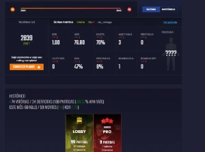 Conta Csgo Com Prime Lvl40 Steam Lvl20gc - Counter Strike