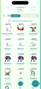 Conta Pokemon GO nível 72, 42 SHUNDOS - Pokémon