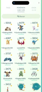 Conta Pokemon GO nível 72, 42 SHUNDOS - Pokémon