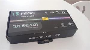 Kit Microfone VEDO Bm800USB Condensador Profissional (USADO) - Produtos Físicos