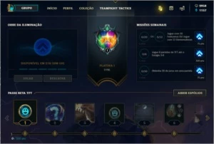 CONTA UNRANKED NVL 30 | 2958 RP | PLATINA 1 TFT | LENDA 3 - League of Legends LOL