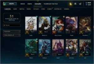CONTA UNRANKED NVL 30 | 2958 RP | PLATINA 1 TFT | LENDA 3 - League of Legends LOL