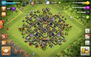 Conta Clash of Clans CV9 full quase de graça