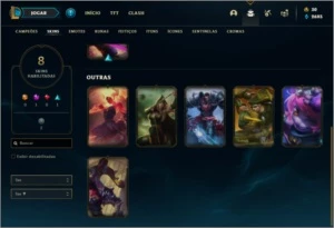 Conta prata 3 com 25 champs e 8 skins + 2 Espolios - League of Legends LOL