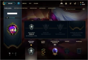 Conta prata 3 com 25 champs e 8 skins + 2 Espolios - League of Legends LOL