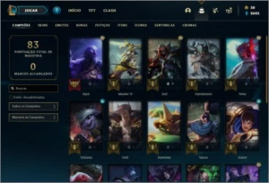 Conta prata 3 com 25 champs e 8 skins + 2 Espolios - League of Legends LOL
