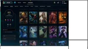 Conta Completa Level 54 - 92 Skins Elo Atual: Gold IV. - League of Legends LOL
