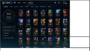 Conta Completa Level 54 - 92 Skins Elo Atual: Gold IV. - League of Legends LOL
