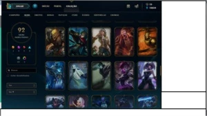Conta Completa Level 54 - 92 Skins Elo Atual: Gold IV. - League of Legends LOL