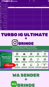 Turbo Ig Última/ Wa Sender+ Brinde - Premium