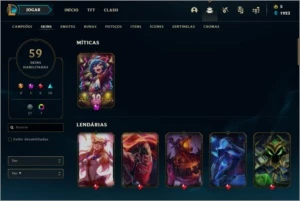 CONTA DE LOL NV 165,B1,59 SKINS,7 CROMAS MUITOS CHAMPS!! - League of Legends