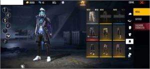 Conta Free Fire com Skin do Cobra, lendária e 6 passes.