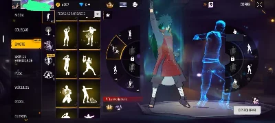 Conta de free fire gemadinha diamante 1 lvl 61