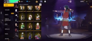 Conta de free fire gemadinha diamante 1 lvl 61
