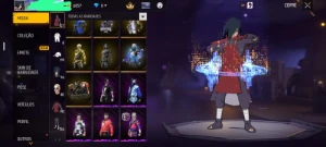 Conta de free fire gemadinha diamante 1 lvl 61
