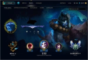 Conta diamante 5 - League of Legends LOL