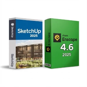 boot para instagran + skatchup 2025 + Enscape 4.6 de brinde - Softwares e Licenças