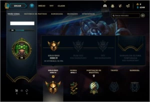 Conta ouro 4 com 3 skins e 21 champs - League of Legends LOL