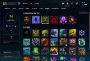 Conta ouro 4 com 3 skins e 21 champs - League of Legends LOL