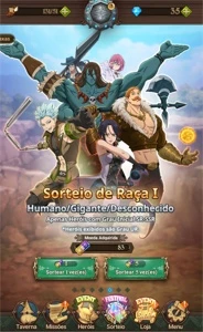 Conta 7DS - Seven Deadly Sins Meli Dark 5/6, Beth Light 6/6 - Jogos (Mídia Digital)