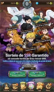 Conta 7DS - Seven Deadly Sins Meli Dark 5/6, Beth Light 6/6 - Jogos (Mídia Digital)