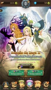 Conta 7DS - Seven Deadly Sins Meli Dark 5/6, Beth Light 6/6 - Jogos (Mídia Digital)