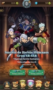 Conta 7DS - Seven Deadly Sins Meli Dark 5/6, Beth Light 6/6 - Jogos (Mídia Digital)