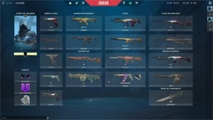 Conta valorant diamante 3 com skins + faca